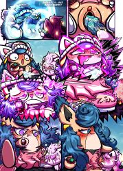 blue_eyes blue_hair city clothes_ripping comic comic_page commission destruction evolution evolution_(transformation) expansion feet fire giant giantess growing growth jigglypuff long_hair pokemon precum puffylover69 pussy red_eyes ripping_clothes scream_tail shiny_pokemon skirt sucking sucking_pussy transformation waddling_head