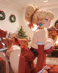 princess peach from mario (series) by myaicrush