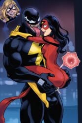 1boy 2girls abs alien alien_humanoid arching arching_back arms_behind_back ass assertive assertive_male balls biceps big_ass big_balls black_hair blonde_female blonde_hair blush breasts breasts_on_chest captain_marvel carol_danvers clothed clothed_sex clothes clothing cum_in_pussy cumming dominant dominant_male fangs female female_focus feminine feminine_body fertilization genderswap_(ftm) heavy_balls holding holding_legs humanoid imminent_kiss impregnation in_the_air jessica_drew jock long_hair long_tongue lovers male male_focus manly marvel marvel_comics mature mature_female mature_male muscular muscular_arms muscular_back muscular_legs muscular_male muscular_thighs orgasm ovum pecs pectorals pleasure_face pleasured pleasured_female pleasured_male possessed possession rule_63 semen sex skimpy skimpy_clothes spider-man_(series) spider-woman spider-woman_(jessica_drew) spider_girl stockholm_syndrome suit superhero superheroine supervillain symbiote symbiote_suit tight_clothing tight_fit toned toned_arms toned_belly toned_body toned_legs toned_male toned_stomach tongue tongue_out triceps unknown_artist upright_straddle venom venom_(marvel) villain villain_on_heroine wide_hips wide_shoulders