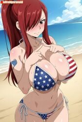 erza scarlet from fairy tail by aindroidparanoid