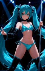 hatsune miku from vocaloid