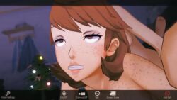 1boy 1futa 1girls 3d brown_eyes brown_hair cheating cucked_by_futa cum cum_in_pussy drtarnished electronics female freckles futa_on_female human intersex light-skinned_female light-skinned_futanari long_video longer_than_one_minute looking_at_viewer medium_breasts messy_hair netorare ntr ohya_ichiko pale_skin persona persona_3 phone prone_bone selfie short_hair tagme used_condom video video_call yukari_takeba