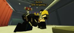 3d agent_(decaying_winter) angry angry_female annoyed annoyed_female aurora_(swarmerrbxl) axe before_rape before_sex black_hair blowjob crying decaying_winter dialogue english_text firefighter firefighter_uniform impending_sex large_penis letterman_jacket object_in_ass object_insertion plate_carrier purple_eye purple_hair rape raped_by_enemy restrained restrained_arms roblox roblox_game robloxian self_upload shotgun_shell sledge_queen sledgehammer slurp slurping swarmerrbxl tactical_gear text vest voluptuous yellow_eye