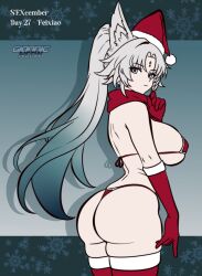 feixiao (honkai: star rail) from christmas by gionnic art