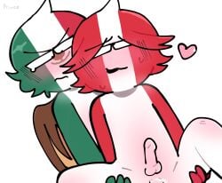 2boys anal anal_sex boyfriends completely_nude countryhumans cum cum_in_ass gay gay_sex legs_spread male mexico_(countryhumans) peru_(countryhumans) wings