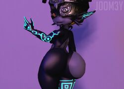 1girls 3d 3d_(artwork) anthro ass bent_over big_ass big_butt bubble_butt curvy curvy_body curvy_female curvy_figure dat_ass female female_focus female_only glistening glistening_body glistening_skin humanoid imp_midna joom3y midna naked nintendo nude nude_female oiled posing shortstack solo solo_focus source_filmmaker the_legend_of_zelda thick_ass thick_thighs twilight_princess