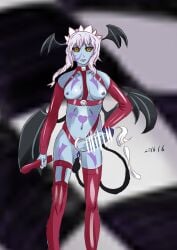 1futa 2016 areolae big_breasts big_penis breasts corruption demon demon_girl demon_horns demon_tail demon_wings enemy_conversion erection eye_color_change futa_only futa_sans_balls futanari futanari_transformation huge_ass huge_breasts humanoid humanoid_penis implied_transformation nipples penis post_transformation sakuya_izayoi skin_color_change solo standing thick_thighs tosabay touhou transformation urakaisan wide_hips