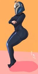 big_ass big_breasts big_butt bo-katan_kryze clone_wars edit edited fat_ass helmet huge_ass joylewds mandalorian skin_tight skintight_bodysuit star_wars star_wars_rebels the_mandalorian