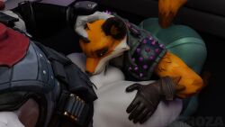 2boys ass balls big_ass big_butt blowjob fennix_(fortnite) fortnite fox furry furry_only gay male male/male male_only meatroza oral oral_sex penis polar_bear polar_patroller polar_patroller_(fortnite) sucking sucking_penis