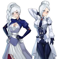 weiss schnee from rwby by nico-mo
