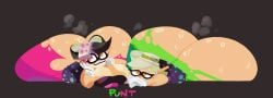 big_breasts callie_(splatoon) huge_ass inkling inkling_girl large_ass marie_(splatoon) massive_ass puntthepoodle splatoon squid_sisters tagme