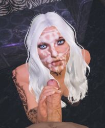 blowjob blue_eyes cleavage cock commission cum cum_drip cum_in_mouth cum_on_face cumshot dick eyeshadow facial facial_cumshot grand_theft_auto grand_theft_auto_online grand_theft_auto_v handjob holding_penis lily_pond_bloom lingerie lips louis_bloom nopixel nullinvoid on_knees police silver_hair strip_club stripper stroking_cock stroking_penis tattoo tattoo_on_neck tattooed_arm tattoos vanilla_unicorn white_hair