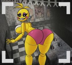 ass chica_(fnaf) chicken five_nights_at_freddy's five_nights_at_freddy's_2 fnaf mr1fartman