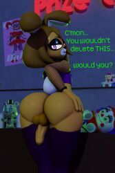 3d ass balls big_butt clothed clothing femboy five_nights_at_freddy's five_nights_at_freddy's:_help_wanted g0g0g0g0g0g genitals glitchtrap helpy justaperson_queendom luiske476 male male_only panties penile penis plush_baby plush_princess_(justaperson) solo spring_bonnie spring_bonnie_(fnaf) tail thighhighs