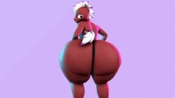 animated anthro big_ass bubble_butt cinnamon_buns_(character) cinnamonbunssfm huge_ass tagme thick_thighs wide_hips