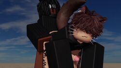 2boys 3d animated balls bareback big_ass cat_ears cat_tail catboy deep_penetration gay kraxxcat legs_spread male/male missionary_position mp4 roblox robloxian self_upload sound submissive_male tagme video