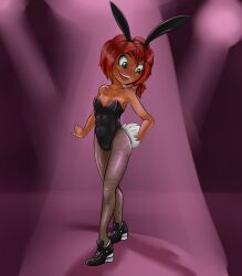 bunny_ears bunnysuit female happy mal_(malberrybush) malberrybush malyna peal_malyna solo