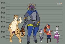 <3_eyes ahe_gao anthro arashidrgn benjamin_clawhauser bovid bovine breasts canid canine cape_buffalo cheetah chief_bogo disney ear_piercing felid feline female fox genitals group heart hi_res hypnosis hypnotic_visor intelligence_loss jack_savage judy_hopps lagomorph leporid lineup looking_pleasured male mammal measurements mind_control nick_wilde nipples nude penis piercing pussy rabbit rule_63 zootopia