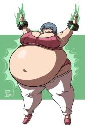 axel-rosered bbw belly_overhang big_belly big_female chubby chubby_female cleavage fat fat_female fat_fetish fat_girl fat_woman huge_belly inflation large_female massive_belly obese obese_female overweight overweight_female plump pokemon sabrina_(pokemon) thick_thighs