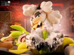 lanolin the sheep from idw comics by milkmeister3d