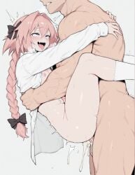 ahe_gao ai_generated anal anal_sex astolfo_(fate) cum cum_in_ass cum_inside fate_(series) femboy fucked_senseless fucked_silly meupfem motion_lines naughty_face otoko_no_ko rough_sex saliva sex sissy tagme yaoi
