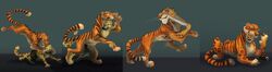 feline latex living_costume male shere_khan skulldog