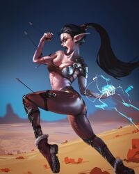 1girls 2d 2d_(artwork) 2d_artwork ass blizzard_entertainment digital_drawing_(artwork) digital_media_(artwork) elf elf_female elf_shaman fantasy female lukas_resniakas night_elf night_elf_female night_elf_shaman shaman shaman_(warcraft) warcraft world_of_warcraft wow