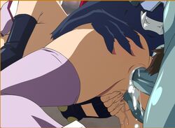 1girls 2boys anal double_penetration monster tagme tengen_toppa_gurren_lagann thymilph uncensored vaginal_penetration yoko_littner zone