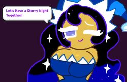 moonlight cookie from cookie run by caramelpearl (artist)