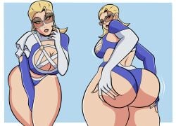 invisible woman from marvel by blueartfiend