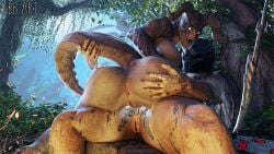 deathclaw from fallout by kingbigballs