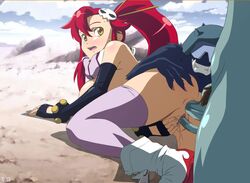 anus double_penetration monster pubic_hair tagme tengen_toppa_gurren_lagann thymilph uncensored yoko_littner zone