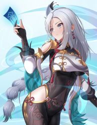 shenhe (genshin impact) from genshin impact by dealesis