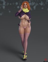 1girls 3d aesmadaeva37 artist_name athletic athletic_female big_breasts bimbo breasts busty cleavage curvaceous curvy curvy_figure daphne_blake digital_media_(artwork) eyebrows eyelashes eyes female female_focus female_only fit fit_female gigantic_breasts hair hanna-barbera high_heels hips hourglass_figure huge_breasts human large_breasts legs light-skinned_female light_skin lips massive_breasts mature mature_female purple_socks scooby-doo socks thick thick_legs thick_thighs thigh_socks thighhighs thighs toned toned_female top_heavy upper_body voluptuous waist watermark wide_hips