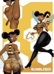 1girls ass athletic athletic_female big_ass big_breasts big_butt black_hair breasts brown_body brown_eyes brown_skin bumblebee_(dc) bust busty clothed curvaceous curvy curvy_female curvy_figure dark-skinned_female dark_skin dat_ass dc dc_comics digital_media_(artwork) earrings eyebrows eyelashes eyes fairy fat_ass female female_focus female_only female_pubic_hair fit fit_female flying g-string goggles hair hand_on_hip high_heels hips hourglass_figure huge_ass huge_breasts human jpeg karen_beecher large_ass large_breasts legs legwear lips lipstick navel nipples one_leg_up panties pants pinup pubic_hair see-through see-through_panties skin_tight striped_panties striped_topwear striped_underwear teen_titans thick thick_ass thick_legs thick_thighs thighs thong tight_clothing tight_pants top_heavy topless topwear underwear upper_body vn_simp voluptuous waist wide_hips wings