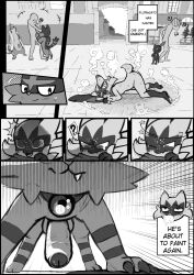 animal_penis anthro comic duo fainted feral floatzel floragato foaming_at_mouth generation_2_pokemon generation_4_pokemon generation_7_pokemon generation_9_pokemon genitals hi_res humanoid_genitalia humanoid_penis looking_at_genitalia looking_at_penis male male_only manga nintendo penis pokemon pokemon_(species) pokemon_sv seeing_stars sneasel torracat twentyfur