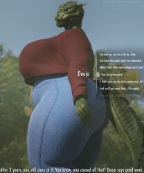 3d anthro argonian big_ass big_breasts child_bearing_hips coolmaster98 curvy curvy_figure deeja huge_ass huge_breasts scalie skyrim the_elder_scrolls voluptuous_female