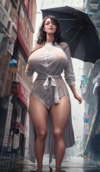 1girls ai_generated beetlebomb black_hair curvaceous curvy_body curvy_female curvy_figure dress female_focus female_only hi_res long_hair original original_character seductive_look stable_diffusion