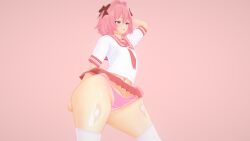 1boy astolfo_(fate) big_thighs bottom_heavy busty fate/grand_order fate_(series) femboy girly huge_thighs koikatsu male male_only panties pink_hair pink_panties solo solo_male thick_thighs thighs trap tsotk white_legwear