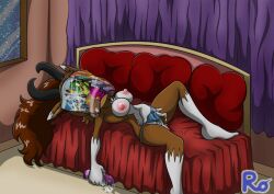 asleep cylia_the_antelope dildo fingering furry furry_only magazine masturbation panties raianonzika sonic_(series) sonic_the_hedgehog_(series) zerbukii