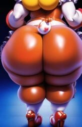 ai_generated animated clown clown_girl huge_ass mp4 no_sound novelai sitting_on_face solo tagme thick_ass thick_thighs video