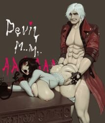 1boy 1boy1girl 1girls 2023 abs against_table ambiguous_penetration areolae big_areola big_ass big_breasts big_butt big_nipples breasts_bigger_than_head breasts_out bubble_butt butt_crack dante devil_may_cry devil_may_cry_4 doggy_style erect_nipples female fingerless_gloves gloves hanging_breasts hi_res high_resolution highres huge_areolae huge_breasts huge_nipples jacket lady_(devil_may_cry) large_ass large_breasts large_butt leaning_forward lewdcactus light-skinned_female light-skinned_male male male/female male_penetrating_female moaning muscular_male namespace nipples on_table pink_nipples smiling