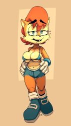 sally acorn from sonic (series) by sixsidesofmyhead