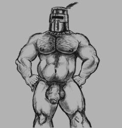 armor_removed bara beefy beefyguy chonkeroony cock dark_souls dick fromsoftware hairy helmet_only knight male musclechub muscles muscular muscular_male nipples paladin praise_the_sun solaire_of_astora stocky yaoi