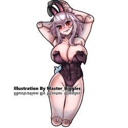 1girls arms_above_head big_breasts blush bob_cut breasts_bigger_than_head bunny_ears bunny_girl bunnysuit doll doll_girl doll_joints female gothic gothic_lolita huge_breasts indie_virtual_youtuber jowol living_doll marionette master_biggles monster_girl mtf_transformation nip_slip pasties pinup_pose porcelainmaid puppet short_hair slut slutty_outfit streamer twitch.tv virtual_youtuber vtuber wardrobe_malfunction white_hair