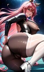 ai_generated arms ass breasts breasts breasts eyes face female full_body hair humanoid legs limbs long_hair stable_diffusion