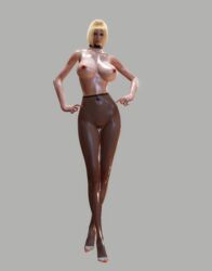 3d blonde_hair high_heels illusion_soft model pantyhose play_home playhome