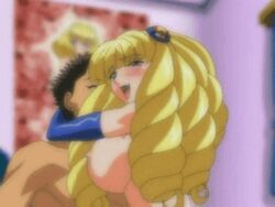 animated ass ass_grab blonde_hair blue_eyes blush breasts drill_hair elbow_gloves gloves happy_sex large_breasts long_hair lowres marine_a_go-go sex sideboob smile south_pole_one uncensored