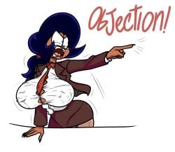 wilhamena from ace attorney by terrible the drawfag