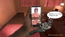 3d 4k after_sex asian asian_male asian_male_white_female baseball_cap clothed_male_nude_female cum cum_in_mouth cum_in_pussy cum_on_body cum_on_breasts cumshot dark-skinned_male ela_(rainbow_six) goggles green_hair hi_res high_resolution highres lesion_(rainbow_six) looking_at_camera looking_at_viewer penis phone rainbow_six rainbow_six_siege selfie sfmsnipecomanche source_filmmaker speech_bubble tongue tongue_out w33w33